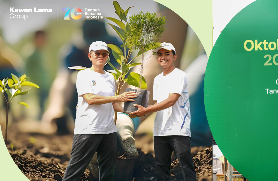 Rayakan Momen 70 Tahun, Kawan Lama Group Tanam & Bagikan Lebih dari 25.000 Pohon dalam Trees For Tomorrow
