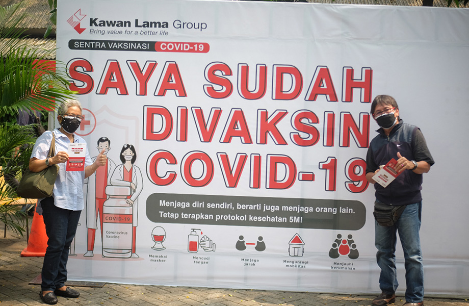 Dukung Vaksinasi Pemerintah,  Kawan Lama Group Dirikan Sentra Vaksinasi COVID-19