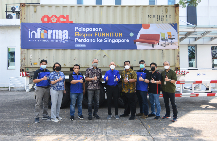 Perluas Distribusi, INFORMA Lakukan Ekspor untuk Pertama Kalinya